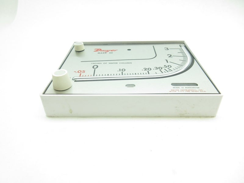 Dwyer Model 25 Mark II Manometer -0.05-0-3IN-H2O D599980 - Image 2